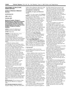 [removed]Federal Register / Vol. 68, No[removed]Monday, June 9, [removed]Rules and Regulations Outlier Policy) Miechal Lefkowitz, ([removed]–5316 (LTCH PPS Outlier Policy) SUPPLEMENTARY INFORMATION: