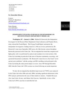 Fourth Report press release