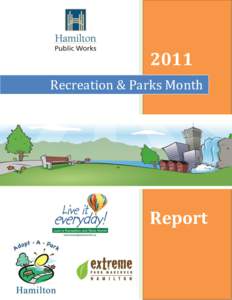 2011 Recreation & Parks Month Report  Recreation & Parks Month Report 2011