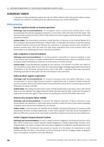 I.2.  PROGRESS IN RESPONDING TO THE 2005 POLICY PRIORITIES: COUNTRY NOTES EUROPEAN UNION A slowdown in labour productivity growth since the mid-1990s combined with weak growth in labour resource