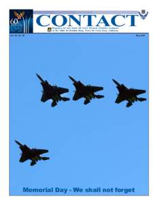 CONTACT Magazine for and about Air Force Reserve members assigned to the 349th Air Mobility Wing, Travis Air Force Base, California Vol. 25, No. 05