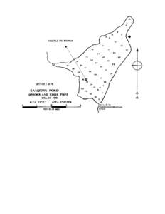 SANBORN POND Brooks and Knox Twp., Waldo County U.S.G.S. Morrill, Maine Fishes Brown trout Rainbow smelt