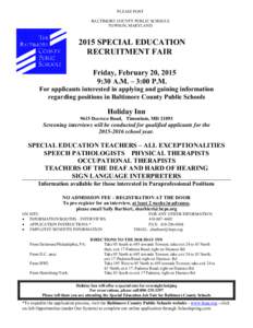 Microsoft Word[removed]Spec  Ed  Job Fair FLYER