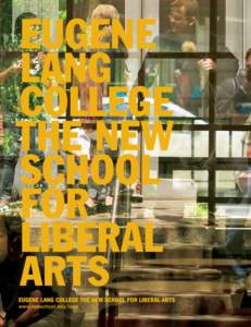 EUGENE LANG COLLEGE THE NEW SCHOOL FOR