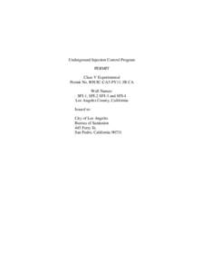 Technology / Well logging / Hydraulic fracturing / Oil well / Completion / Water well / Title 40 of the Code of Federal Regulations / United States Environmental Protection Agency / Casing / Oil wells / Petroleum production / Petroleum