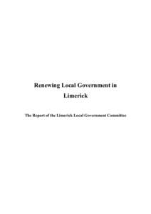 Microsoft Word - Limerick LG Committee - Report Final - 14 July.doc