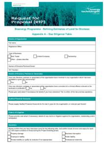 Microsoft Word - RELB RfP Due Diligence Form
