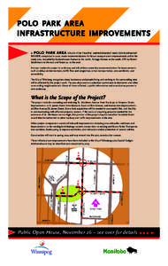 polo park area infrastructure improvements a polo park area study for traffic improvement and development review, completed in 2001, made recommendations for future transportation improvements within the study area, boun