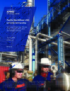 Pacific NorthWest LNG Limited Partnership Summary: Independent Review of Power Options Evaluation and Selection Process