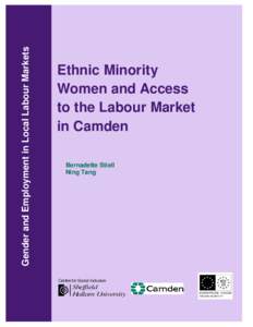 Gender and Employment in Local Labour Markets  Ethnic Minority Women and Access to the Labour Market in Camden