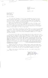 Letter from John R. Hofer to Mr. Nixon Re:  concerns over policies governing the war in Southeast Asia, April 4, 1971