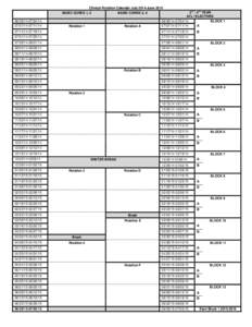 Clinical Rotation Calendar July 2014-June[removed][removed][removed]BASIC CORES 1, 2