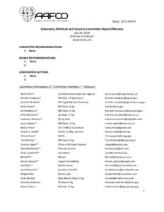 Mycotoxin / SAP AG / Eurofins Scientific / Science / Personal life / Software industry / Pet foods / Association of American Feed Control Officials / AOAC International