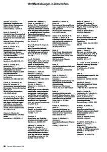 Veröffentlichungen in Zeitschriften  Altmann, F.; Katzer, D. Zielgenaue Präparation von Proben für die Transmissionselektronenmikroskopie scientia halensis, [removed]