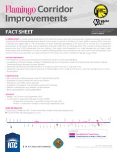 Corridor Improvements FACT SHEET THIS PROJECT FUNDED BY FUEL REVENUE INDEXING & NDOT