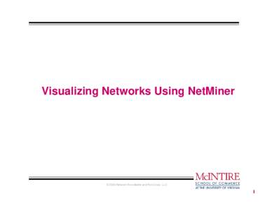 Visualization Using NetMiner