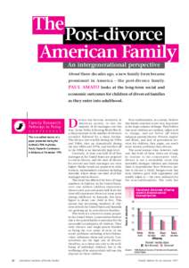 The  Post-divorce American Family An intergenerational perspective