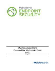 Mac Remediation Client Command Line Administrator Guide VersionMay 2016  Notices
