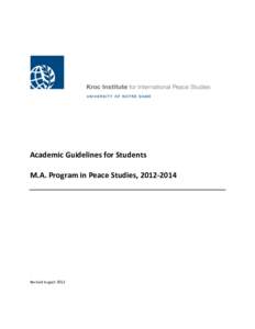 Academic Guidelines for the M.A[removed]final)