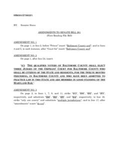 2011 Regular Session - Amendmentto Senate Bill 281