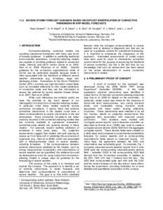 Norman /  Oklahoma / Weather prediction / Storm / Storm Prediction Center / Atmospheric convection / National Severe Storms Laboratory / Atmospheric sciences / Meteorology / National Weather Service