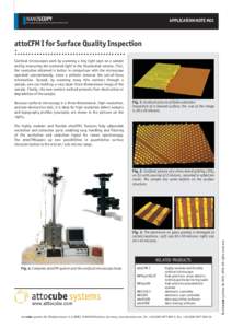 NANOSCOPY  APPLICATION NOTE M01 Scanning Probe Microscopes for extreme Environments