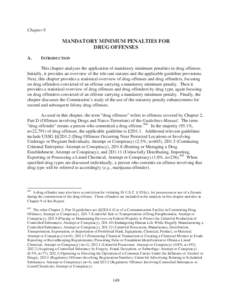 Report to Congress: Mandatory Minimum Penalties in the Federal Criminal Justice System - Chapter 8 - Mandatory Minimum Penalties for Drug Offenses (October 2011)