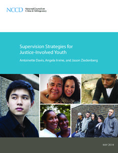 Supervision Strategies for Justice-Involved Youth Antoinette Davis, Angela Irvine, and Jason Ziedenberg MAY 2014