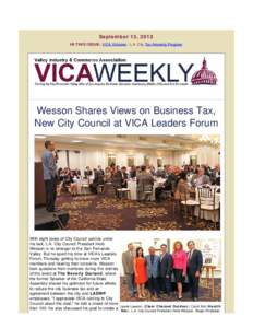 [removed]VICA Weekly - Leaders Forum with Herb Wesson