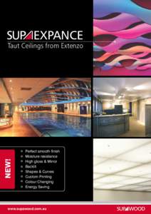 EXPANCE  NEW! Taut Ceilings from Extenzo