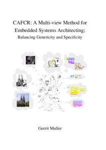 CAFCR: A Multi-view Method for Embedded Systems Architecting; Balancing Genericity and Specificity trecon = tfilter (nraw-x ,n raw-y )