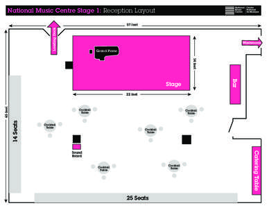 National Music Centre Stage 1: Reception Layout Loading Dock 57 feet  Washrooms