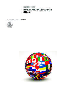 GUIDE FOR INTERNATIONALSTUDENTS COMO[removed]  INDEX