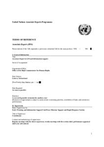 United Nations Development Group / Ethics / United Nations Human Rights Council / Universal Periodic Review / Mine clearance agency / Human rights / United Nations / Office of the United Nations High Commissioner for Human Rights