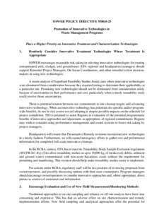 United States Environmental Protection Agency / Hazardous waste / Town and country planning in the United Kingdom / Superfund / Environmental remediation / Brownfield land / Brownfield regulation and development / Solid waste policy in the United States / Pollution / Soil contamination / Environment