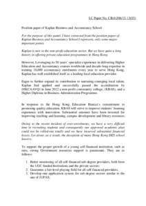 The Washington Post / Education in Hong Kong / Professional accountancy bodies