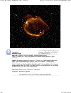 Supernova remnants / X-ray astronomy / 2MASS / Chandra X-ray Observatory / Puppis A / Lockman Hole / Astronomy / Space / Observational astronomy