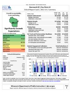 FINAL - SECURE REPORT - NOT FOR PUBLIC RELEASE  Stormonth El | Fox Point J2