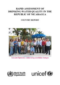 RAPID ASSESSMENT OF DRINKING-WATER QUALITY IN THE REPUBLIC OF NICARAGUA COUNTRY REPORT  ii