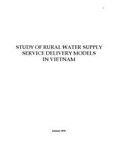 Microsoft Word - Final Report - Rural Water Supply in Vietnam[removed]doc