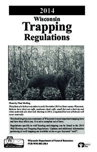 2014  Wisconsin Trapping Regulations