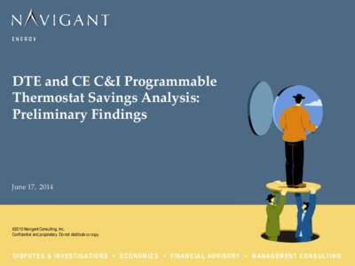 DTE and CE C&I Programmable Thermostat Savings Analysis: Preliminary Findings June 17, 2014