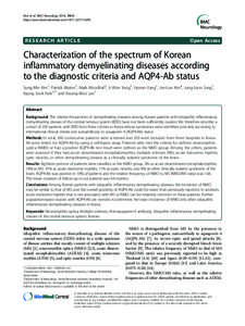 Neurological disorders / Anatomy / Medicine / Neuromyelitis optica / Acute disseminated encephalomyelitis / Idiopathic inflammatory demyelinating diseases / Blood–brain barrier / Optic neuritis / McDonald criteria / Multiple sclerosis / Autoimmune diseases / Health