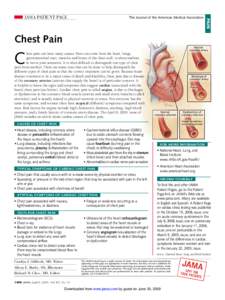 The Journal of the American Medical Association  PAIN JAMA PATIENT PAGE