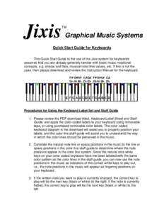 Jixis  TM Graphical Music Systems