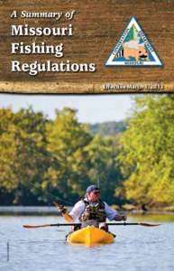 A Summary of Missouri Fishing Regulations 2013