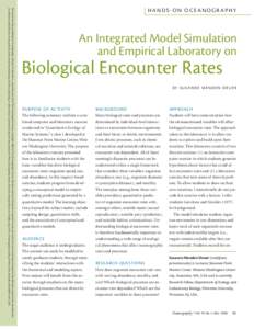 This article has been published in Oceanography, Volume 19, Number 4, a quarterly journal of The Oceanography Society. Copyright 2006 by The Oceanography Society. All rights reserved. Permission is granted to copy this a