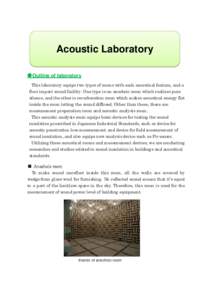 Acoustics / Reverberation room / Reverberation / Anechoic chamber / Absorption / Soundproofing / Sound reduction index