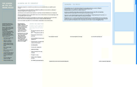 YOUR GALVANIZING AND TOTAL METAL FINISHING SPECIALIST GALVANIZING AND THE ENVIRONMENT