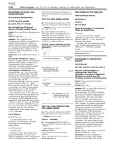 5700  Federal Register / Vol. 77, No[removed]Monday, February 6, [removed]Rules and Regulations DEPARTMENT OF HEALTH AND HUMAN SERVICES